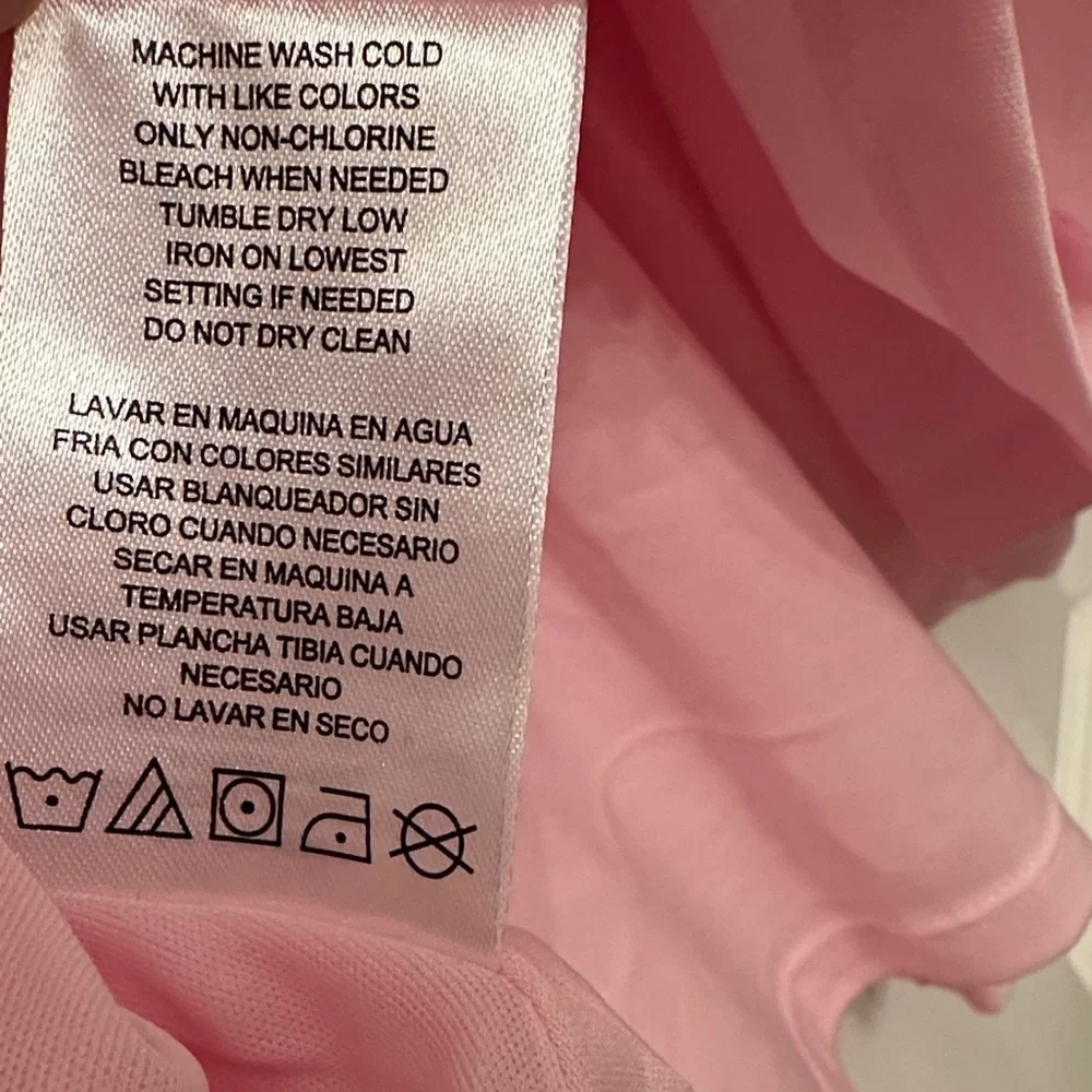 Gianni Bini Pink Floral Embroidered Dress girls youth size 10 - Picture 7 of 7